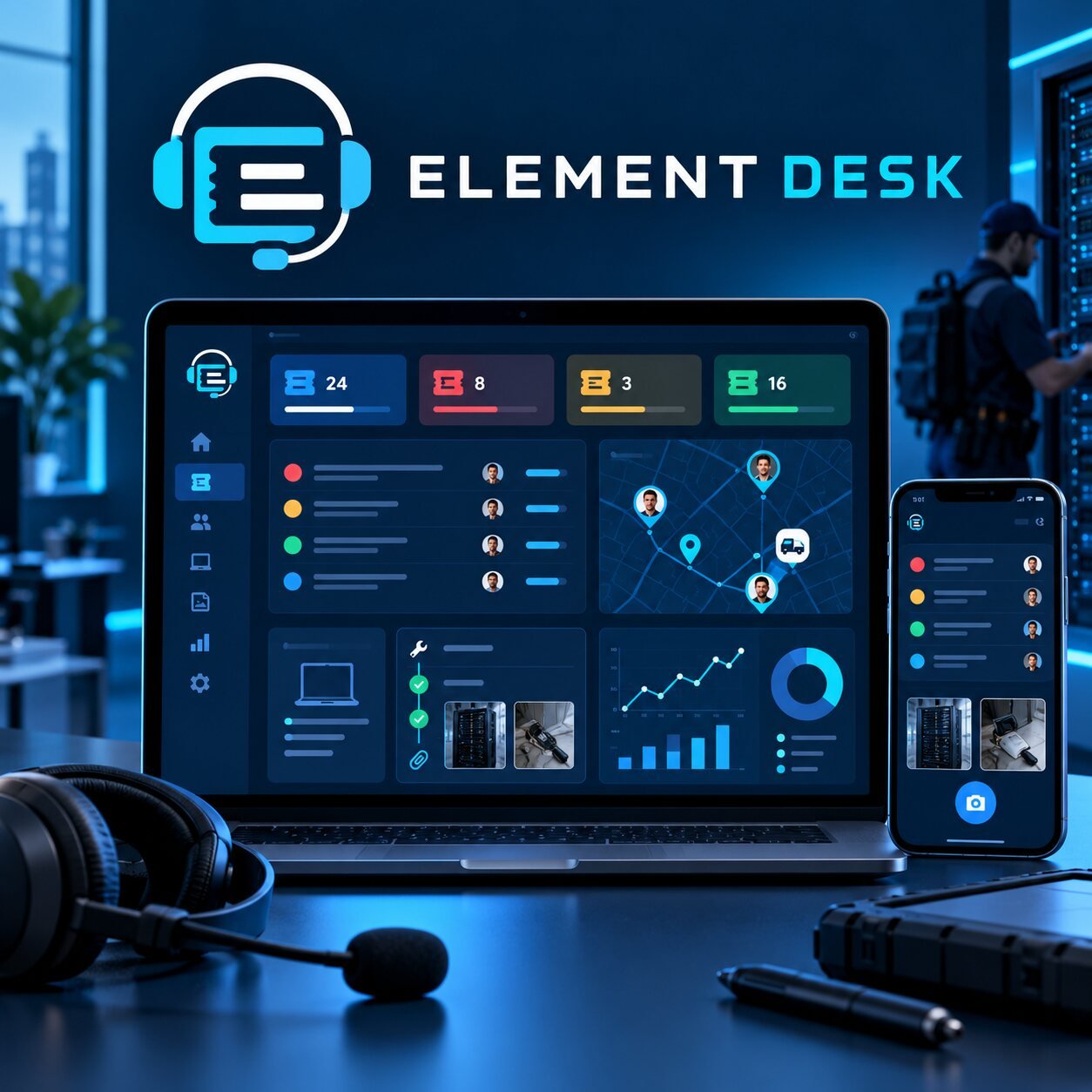 Element Desk, plataforma de tickets de soporte